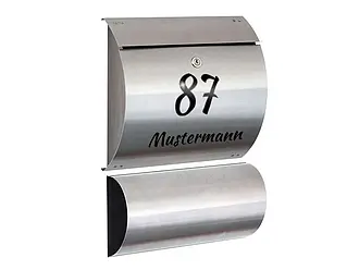 Briefkasten aus Edelstahl