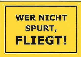Schild als Postkarte - Größe: 14,7 x 10,4 cm