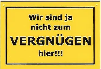 Schild als Postkarte - Größe: 14,7 x 10,4 cm