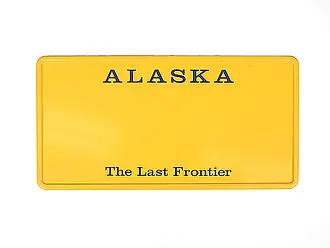 Funschild Alaska - Größe: 30x15 cm