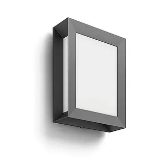 Beleuchtete LED Hausnummer mit Nummer und Name - Hochformat