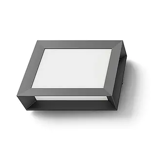 Beleuchtete LED Hausnummer mit Nummer und Name - Querformat