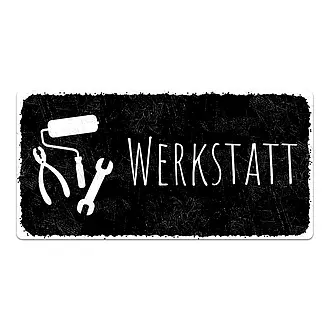 Schild Black Vintage mit Wunschtext