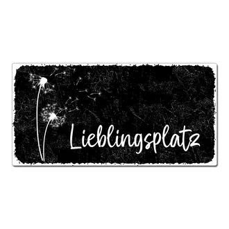 Vintageschild Lieblingsplatz