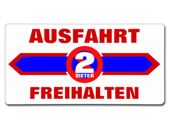 Emailleschild EINFAHRT FREIHALTEN Schild Emaille Emaile Metallschild NEU