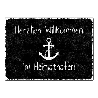 Schild Black Vintage mit Wunschtext