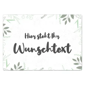 Dekoschild mit Wunschtext