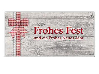 Frohes Fest und ein Frohes Neues Jahr - Schriftart 3 Cooper