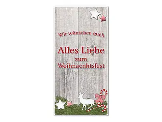 Schild Weihnachtsgrüße