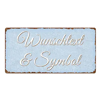 individuell gestaltetes Vintage Schild