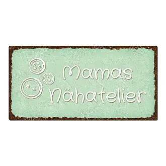 individuell gestaltetes Vintage Schild