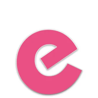 Farbige Edelstahl Hausnummer Buchstabe e