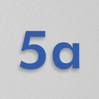 Farbige Hausnummern zweistellig