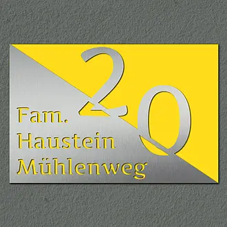 Design-Hausnummer