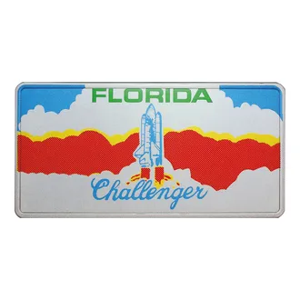 Florida-Boosterplate -Challenger- mit individuellem Wunschtext