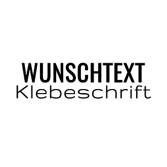 zweizeiliger Text als Folienbeschriftung