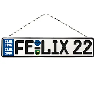 TÜV-Schild zum 22. Geburtstag - Größe: 52 x 11 cm