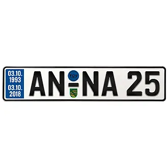 Schild zum 25. Geburtstag - Größe:  52 x 11 cm