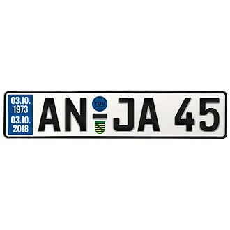 Schild zum 45. Geburtstag - Größe:  52 x 11 cm