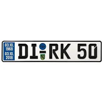 Schild zum 50. Geburtstag - Größe: 52 x 11 cm