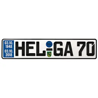 Schild zum 70. Geburtstag - Größe: 52 x 11 cm