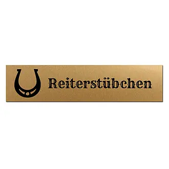 Schild Reiterstübchen