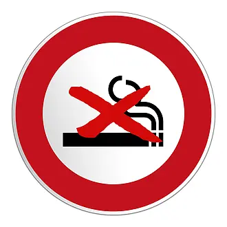 Schild Rauchen verboten