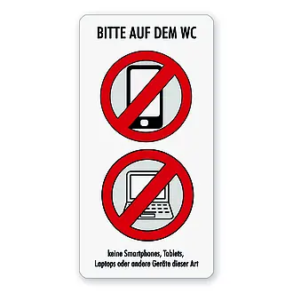 Schild Handyverbot