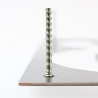 Hausnummer aus Edelstahl - Design Triangle 