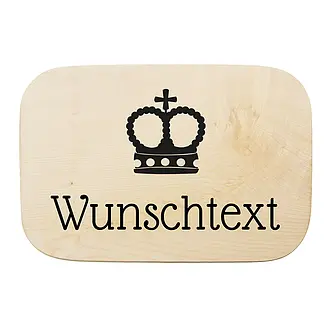 Holzschild mit Wunschtext