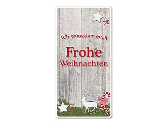 Dekoschild Frohe Weihnachten