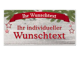 Dekoschild mit Wunschtext