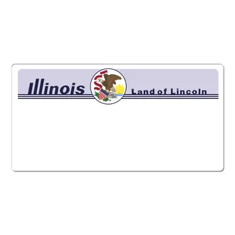 Illinois USA Deko Fahrzeug-Nummernschild