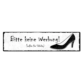 Bitte keine Werbung außer für Schuhe