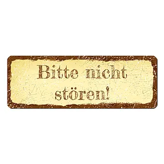 Kleines Schild Shabby Look