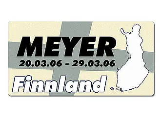 Länderkennzeichen Finnland