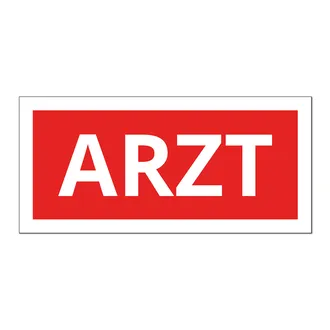 Magnetschild Arzt