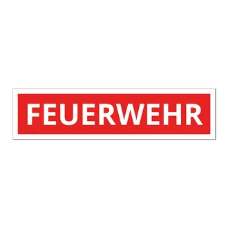 Magnetschild Feuerwehr
