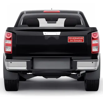 Kiwistar Magnetschild 'Freiwillige Feuerwehr' - Reflektierend & Wiederverwendbar