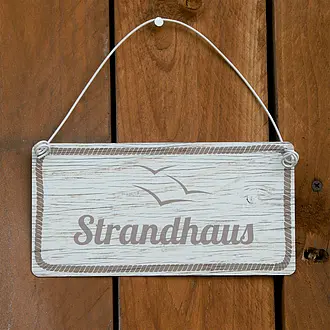 Dekoschild Strandhaus