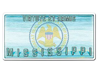 Mississippi USA Deko PKW-Kennzeichen