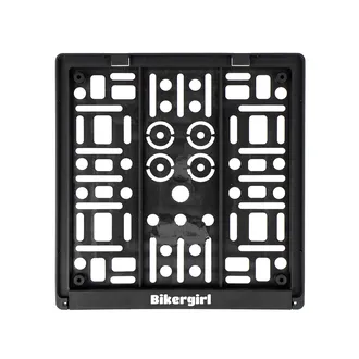 Motorradkennzeichenhalter mit Wunschtext