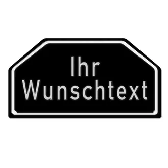 Oldtimerschild aus der Besatzungszone mit Wunschtext