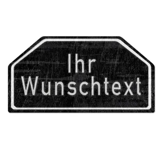 Oldtimerschild aus der Besatzungszone mit Wunschtext