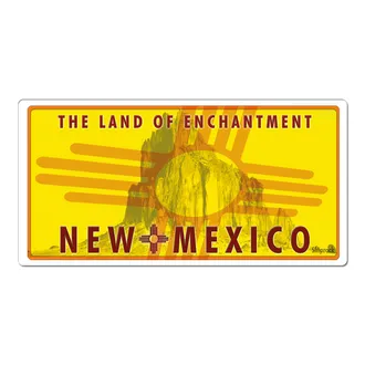 New Mexico USA Kfz-Kennzeichen als Dekoschild