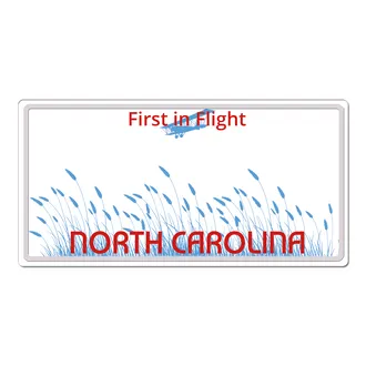 US Kennzeichen North Carolina First in Flight