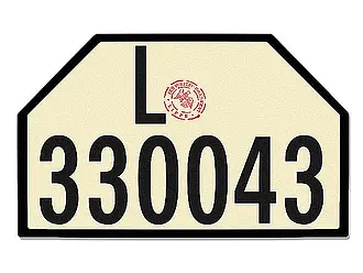 Nummernschild Deutsches Reich neu