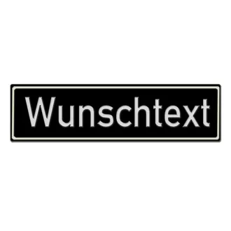 Oldtimerschild mit Wunschtext