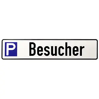 Schild für Besucherparkplatz