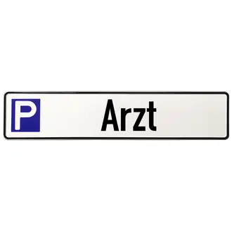 Parklpatzschild Arzt